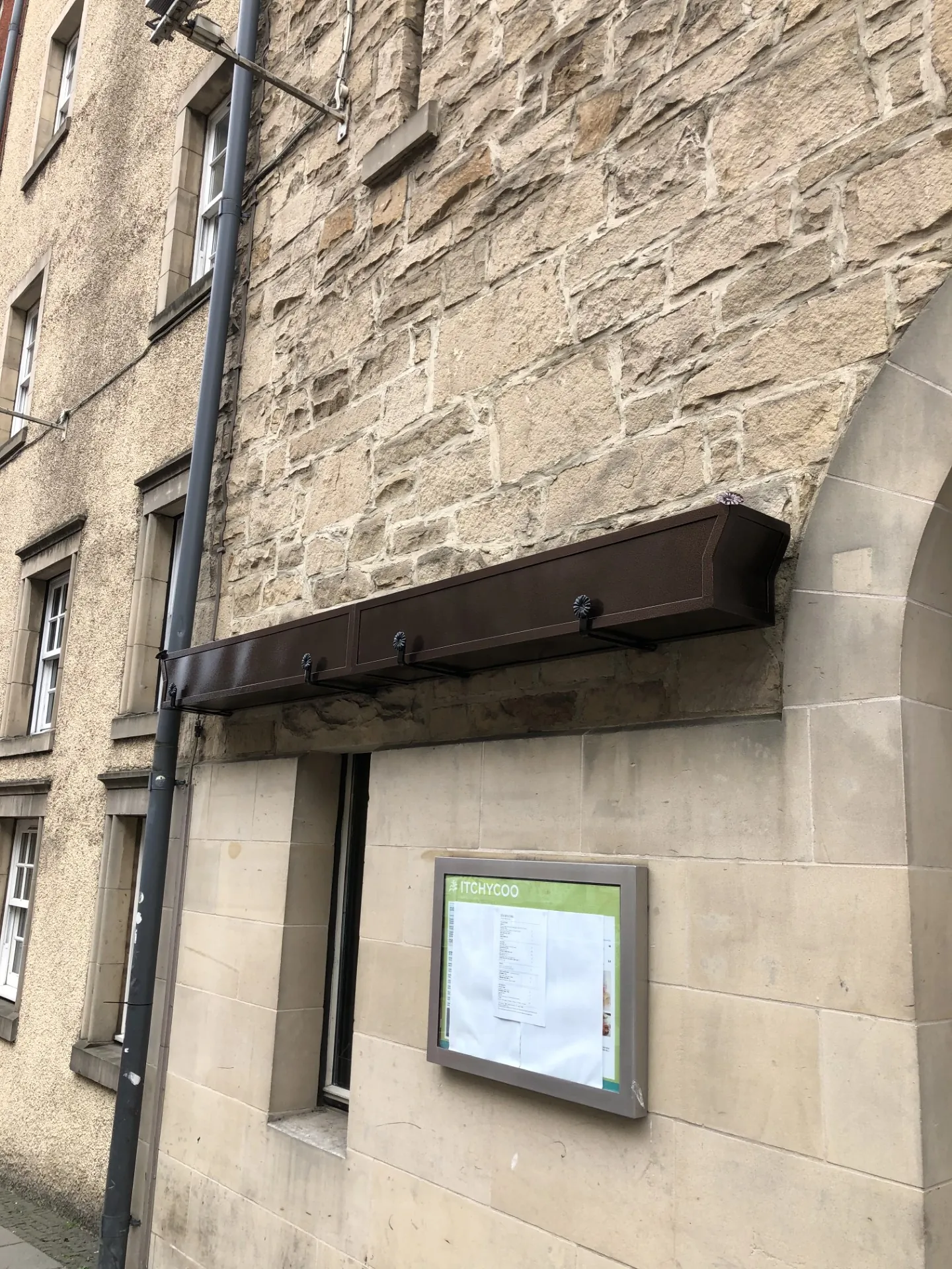 Fabricated canopy with rosette details — Radisson Blu Royal Mile Edinburgh
