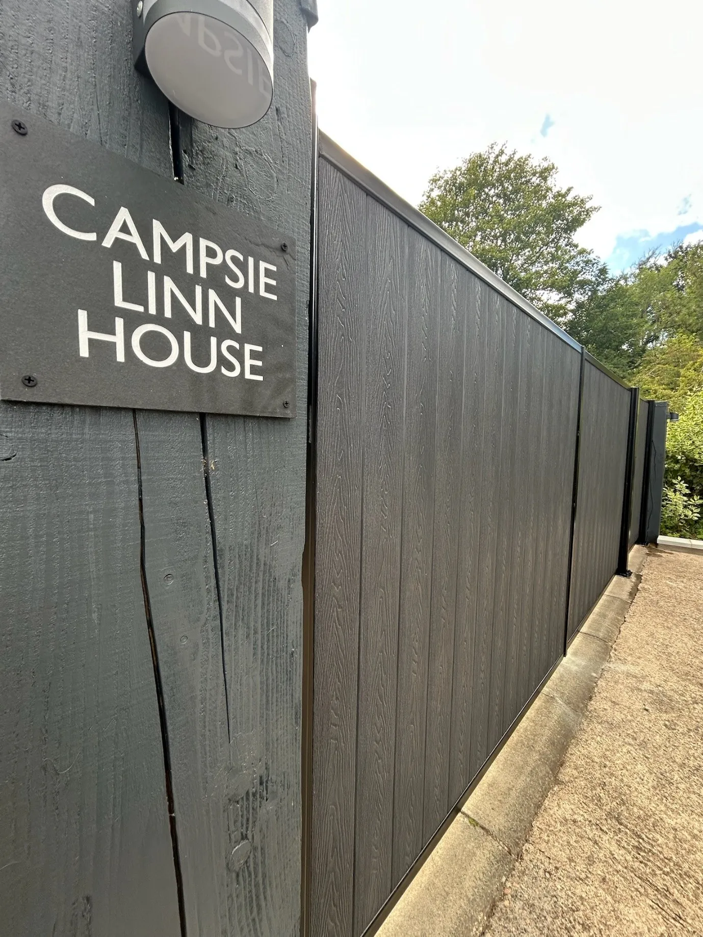 Manual Driveway Double Swing Gate - Stanley, Perthshire